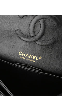 Chanel Classic Double Flap Bag Medium - Black