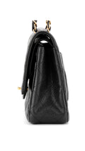 Chanel Classic Double Flap Bag Medium - Black