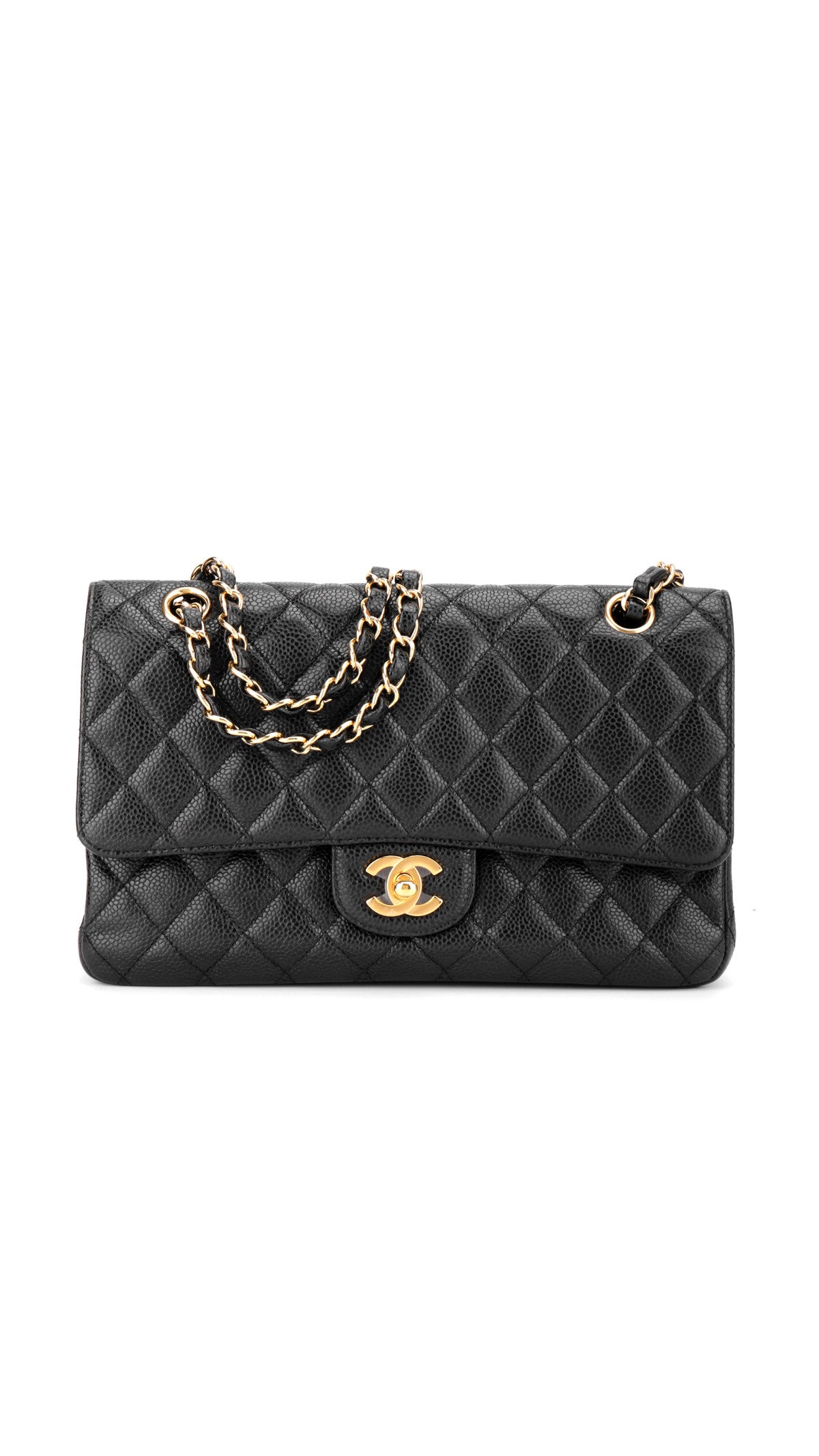 Chanel Classic Double Flap Bag Medium - Black
