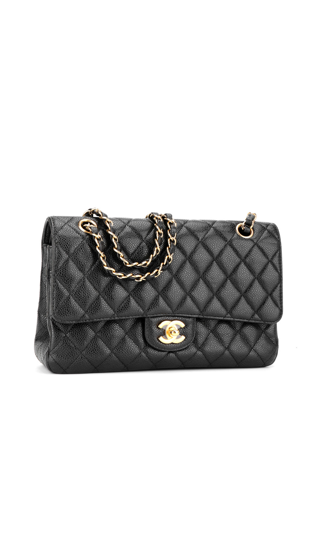 Chanel Classic Double Flap Bag Medium - Black