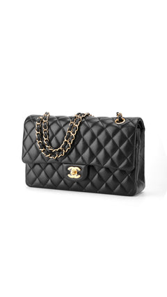 Chanel Classic Double Flap Bag Medium - Black