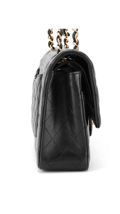 Chanel Classic Double Flap Bag Medium - Black