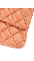 Chanel Classic Double Flap Bag Medium Caviar - Light Brown