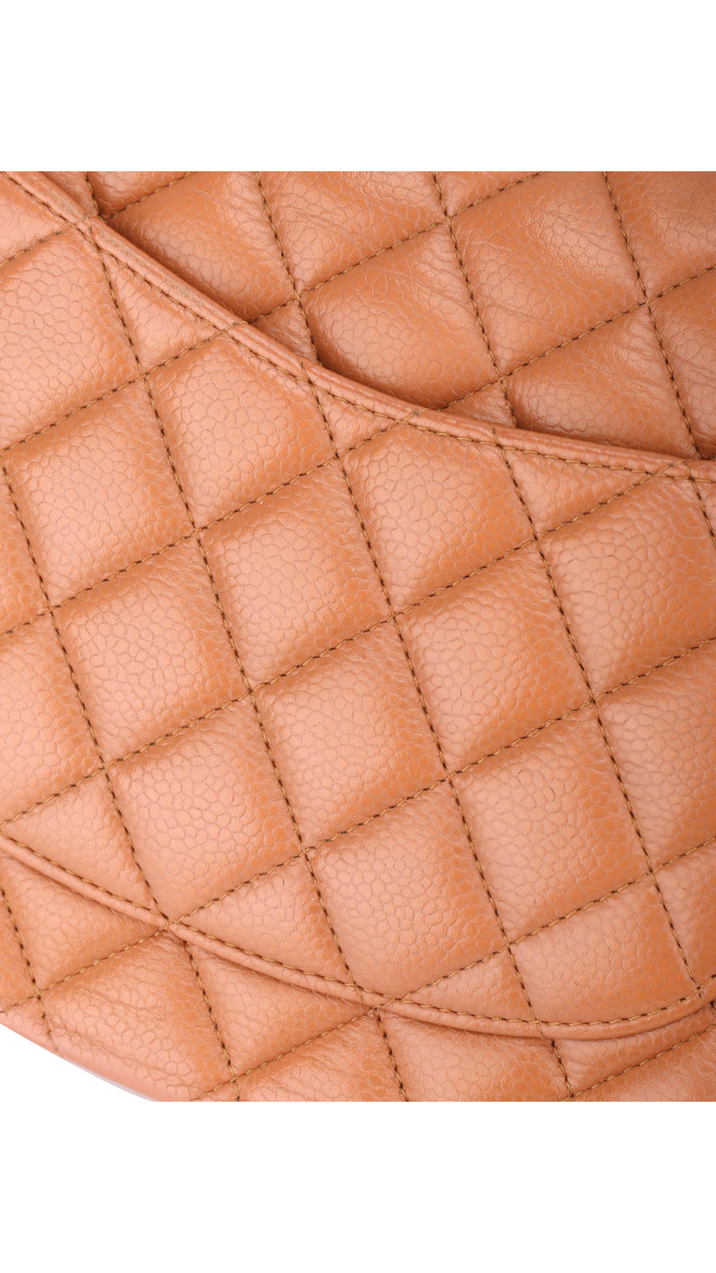 Chanel Classic Double Flap Bag Medium Caviar - Light Brown