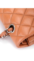 Chanel Classic Double Flap Bag Medium Caviar - Light Brown