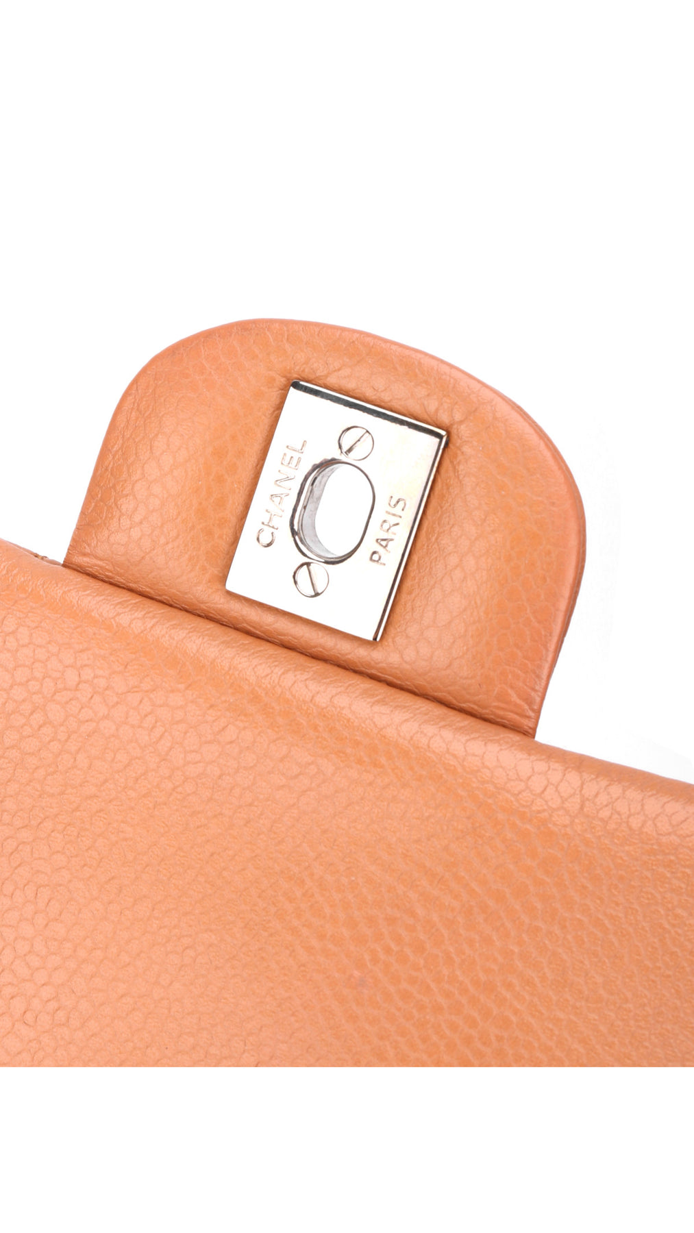 Chanel Classic Double Flap Bag Medium Caviar - Light Brown