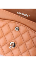 Chanel Classic Double Flap Bag Medium Caviar - Light Brown