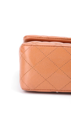 Chanel Classic Double Flap Bag Medium Caviar - Light Brown