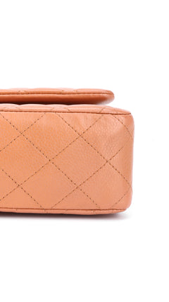 Chanel Classic Double Flap Bag Medium Caviar - Light Brown