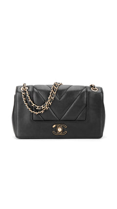 Chanel Classic Full Flap Bag - Black