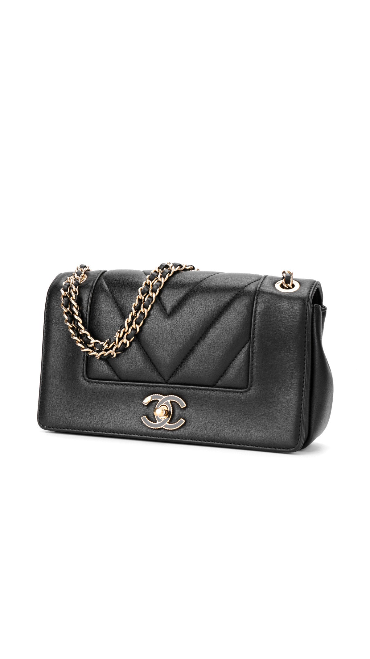Chanel Classic Full Flap Bag - Black