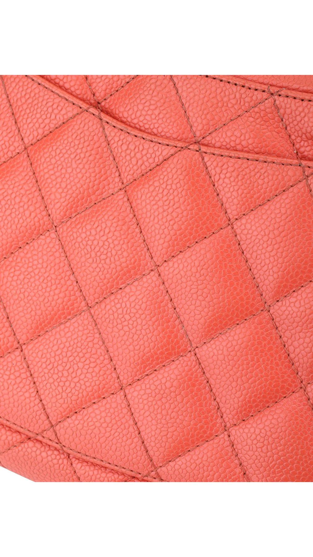 Chanel Shoulder Bag Cc-Logo - Coral Red
