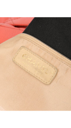 Chanel Shoulder Bag Cc-Logo - Coral Red