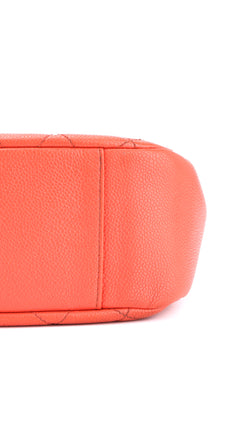 Chanel Shoulder Bag Cc-Logo - Coral Red