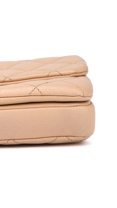Chanel Single Flap Bag - Beige