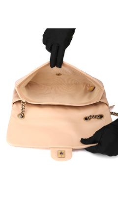 Chanel Single Flap Bag - Beige