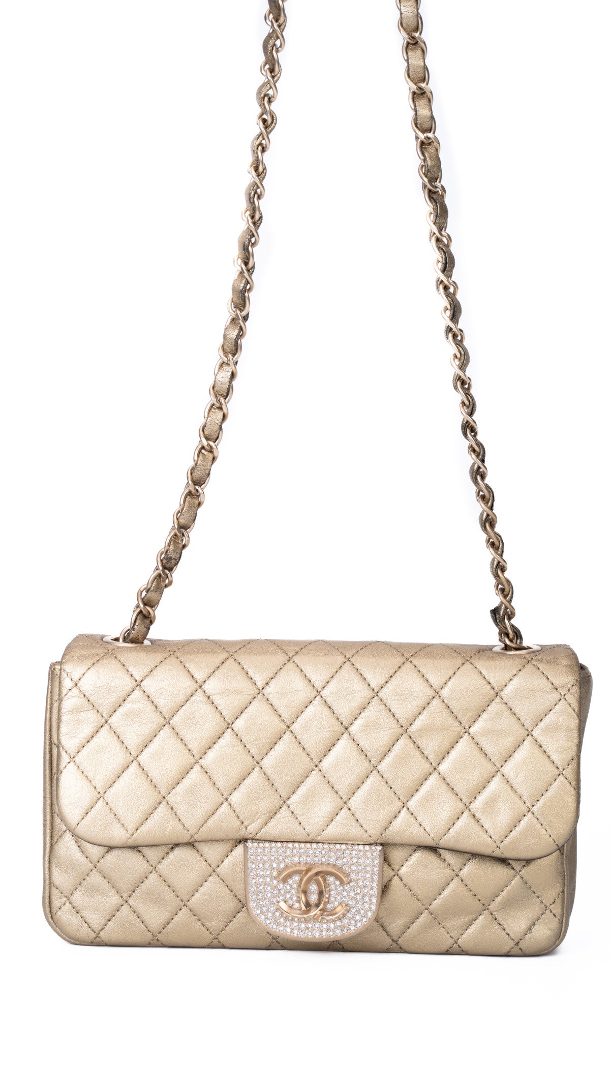 Chanel Single Flap Bag - Gold