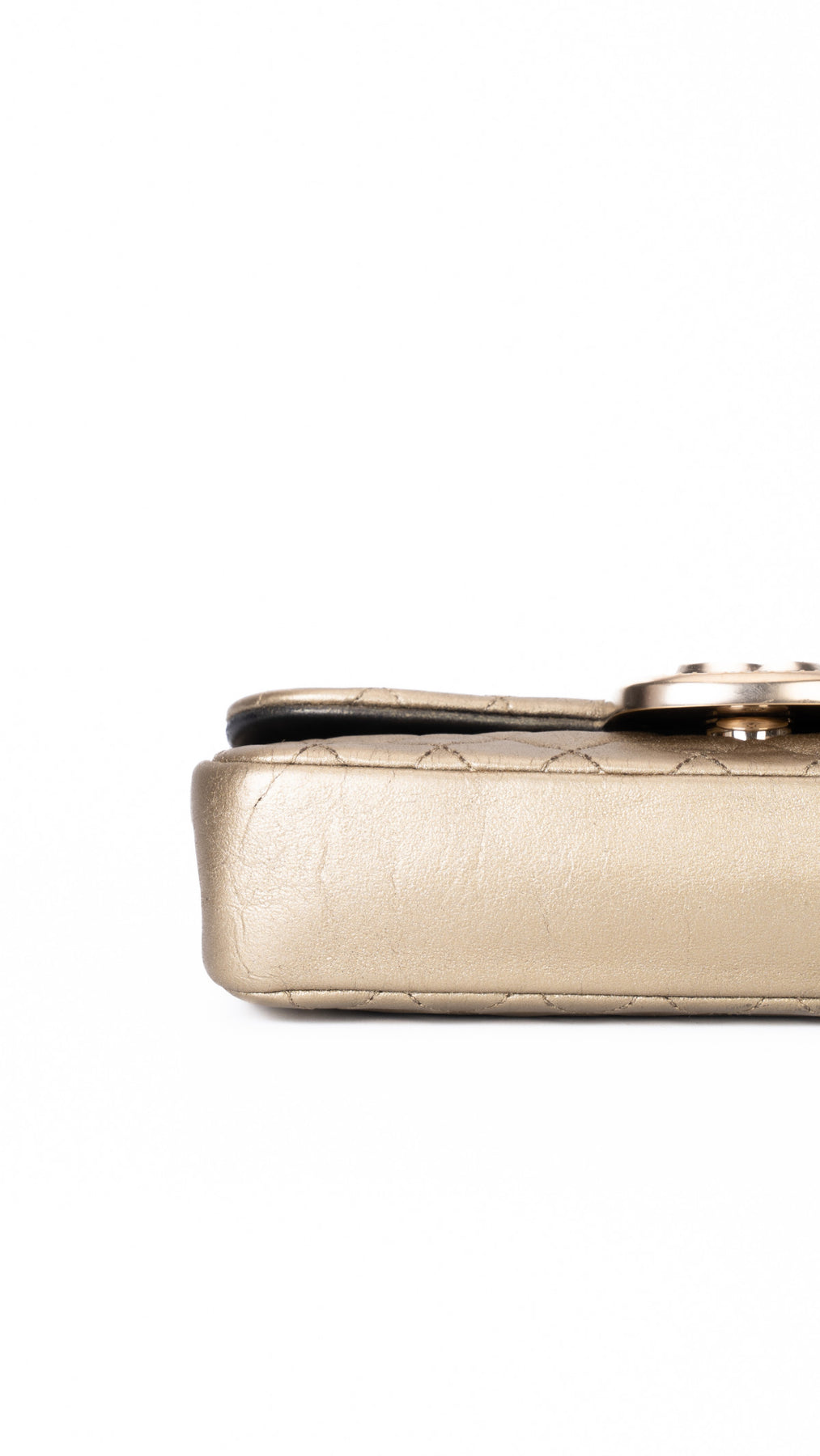 Chanel Single Flap Bag - Gold