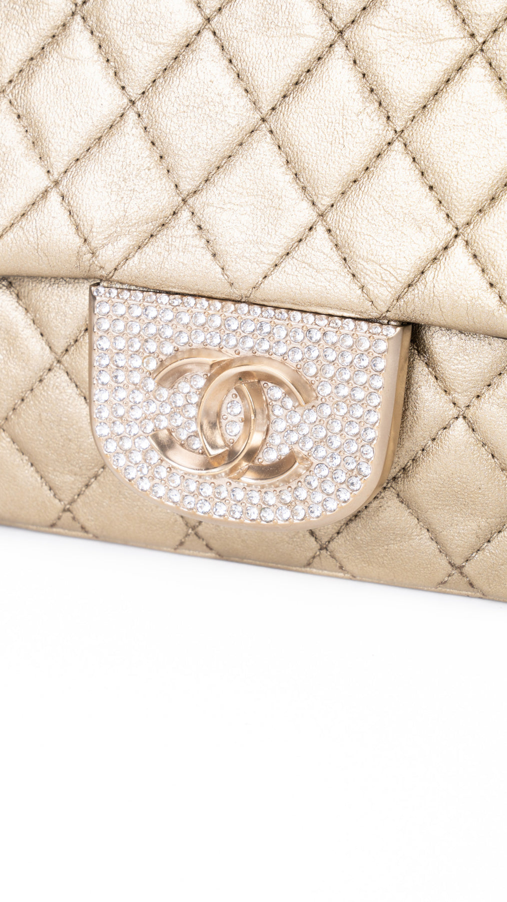 Chanel Single Flap Bag - Gold