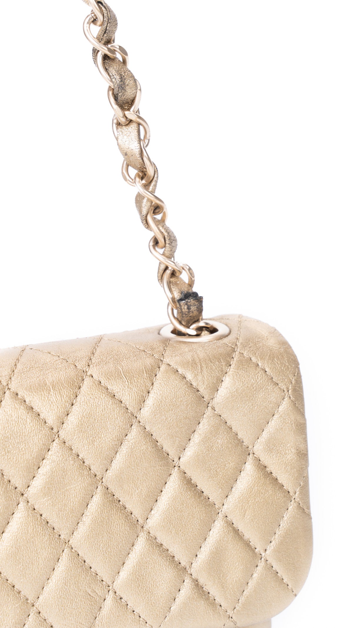 Chanel Single Flap Bag - Gold