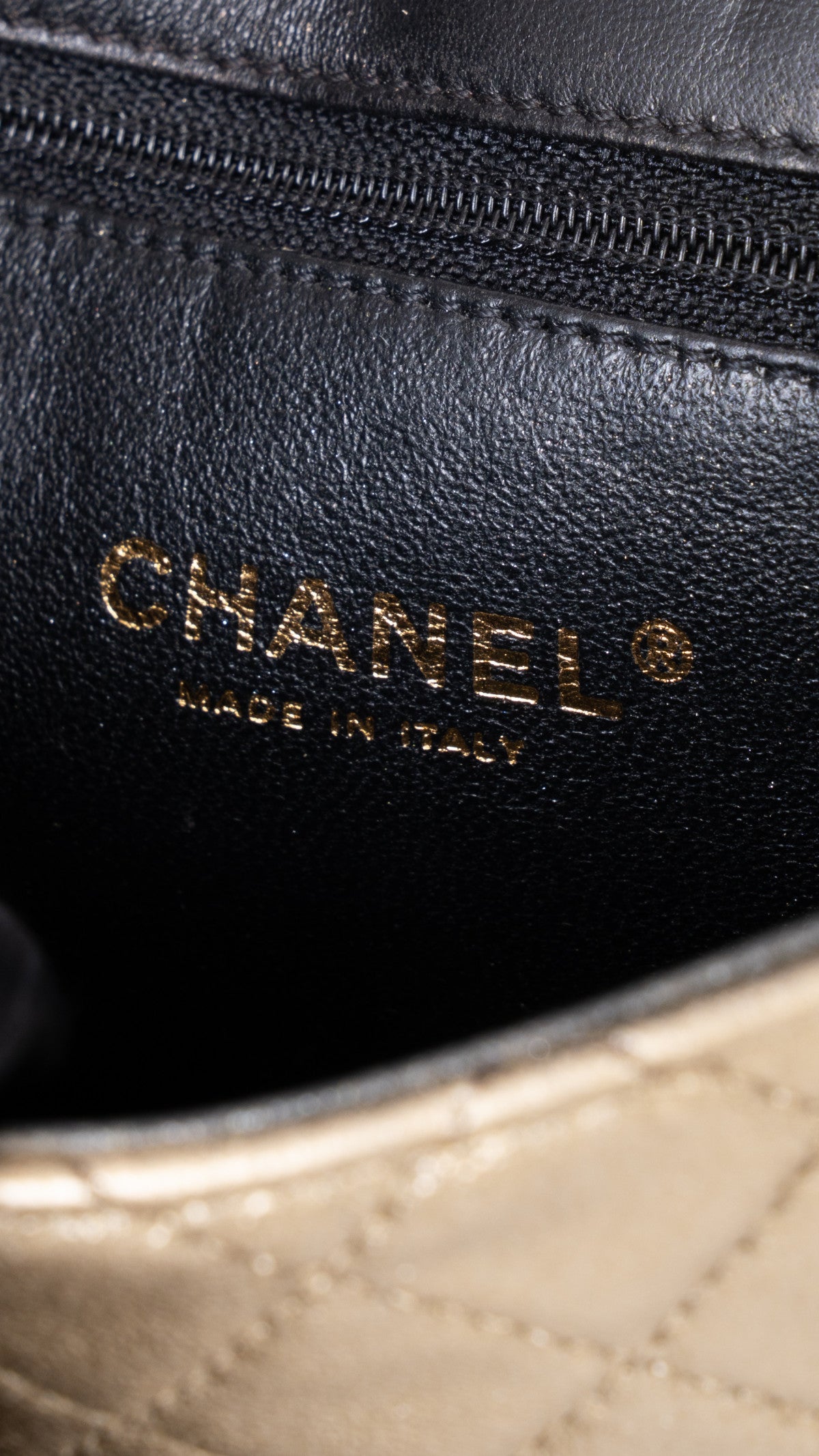 Chanel Single Flap Bag - Gold
