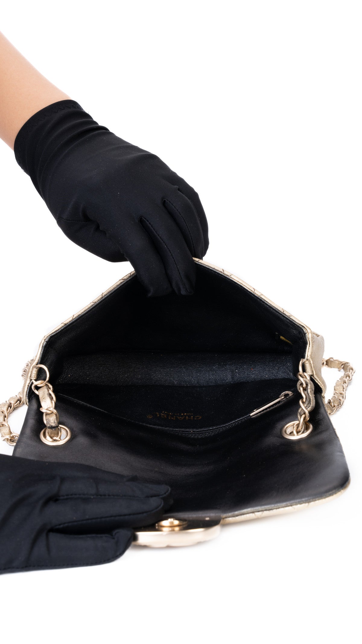 Chanel Single Flap Bag - Gold