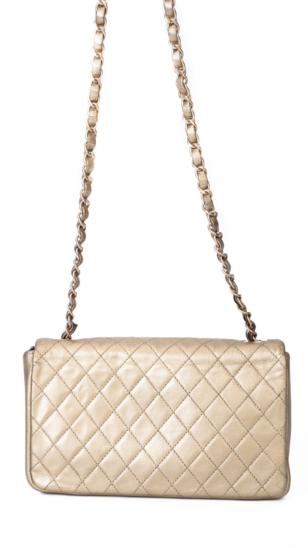 Chanel Single Flap Bag - Gold