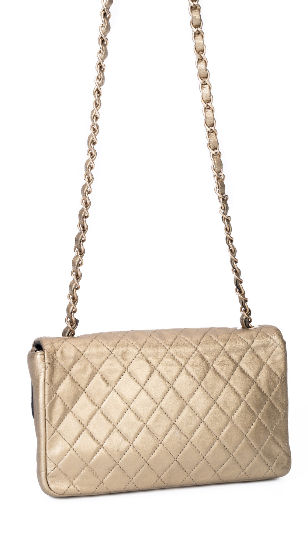 Chanel Single Flap Bag - Gold