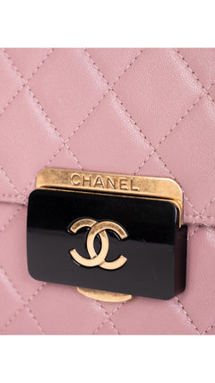 Chanel Single Flap Bag CC - Pink