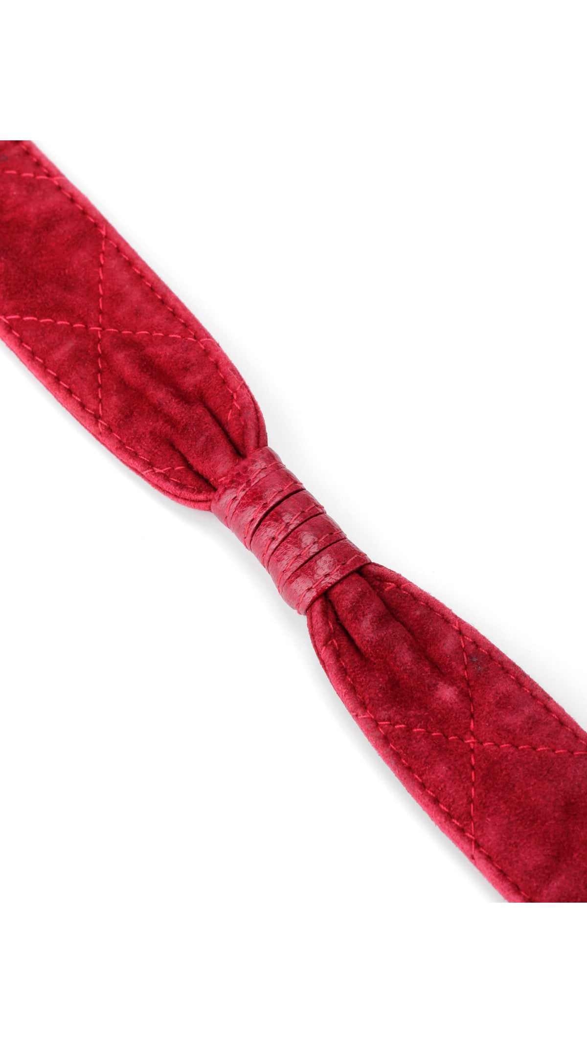 Chanel Single Flap Shoulder Bag Suede - Red