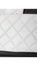 Chanel Single Flap Shoulder Bag - Light Blue/Black