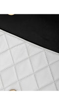 Chanel Single Flap Shoulder Bag - Light Blue/Black