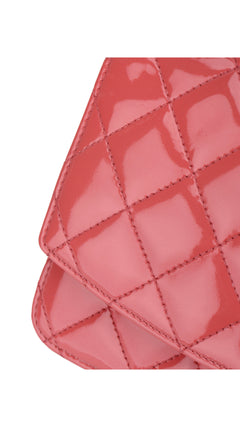 Chanel Wallet On Chain Quilted Flap Bag - Pink