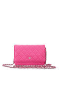 Chanel Wallet On Chain Quilted Flap Bag - Pink