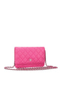Chanel Wallet On Chain Quilted Flap Bag - Pink