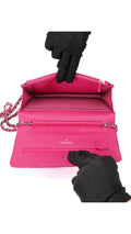 Chanel Wallet On Chain Quilted Flap Bag - Pink