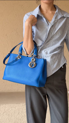 Dior Diorissimo Tote Medium - Blue