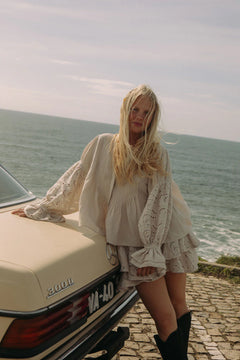 Coco Skirt Shorts - Pearl