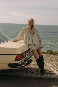 Coco Skirt Shorts - Pearl
