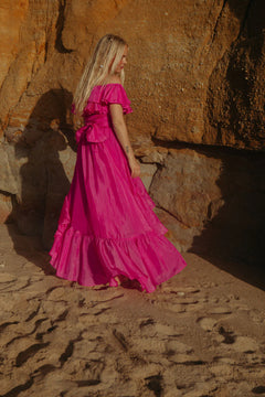 Wow Senorita Dress - Hot Pink