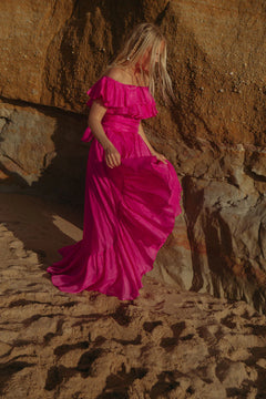 Wow Senorita Dress - Hot Pink