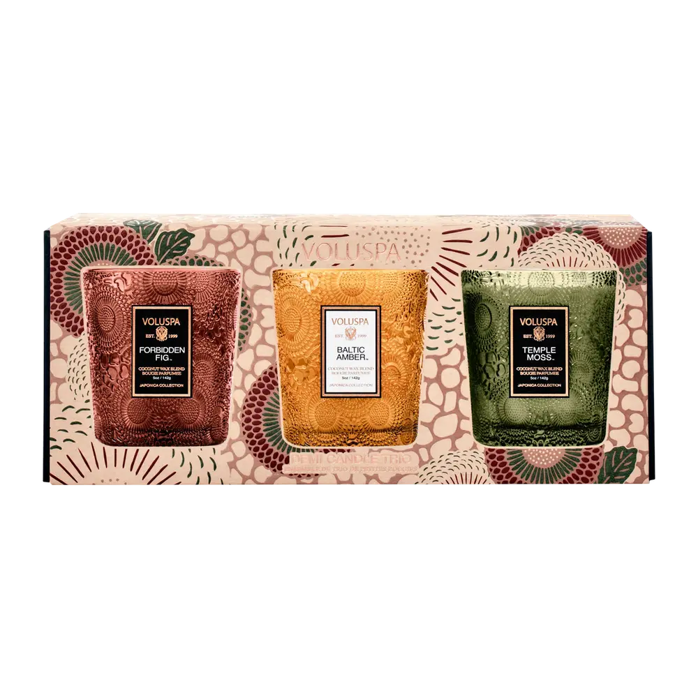 3 x Demi Candle Set - Forbidden, Baltic, Temple