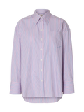 Hotel Amour Oversize Ls  Shirt B - Fresh Pink Blue + White