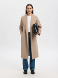 Rosa Wool Blend Coat - Sandshell Melange
