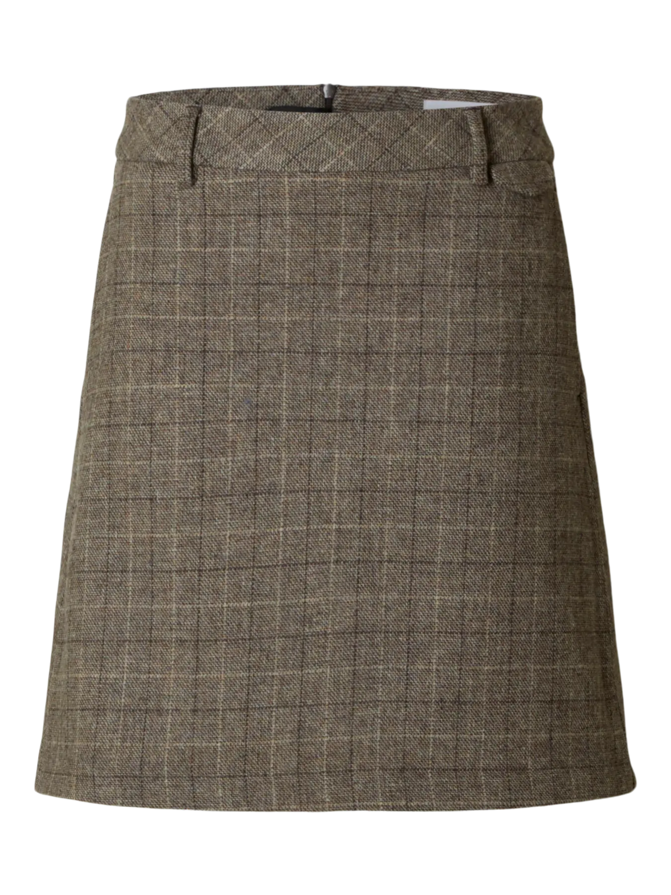 Sille Ula Short Hw Skirt - Delicioso Checks