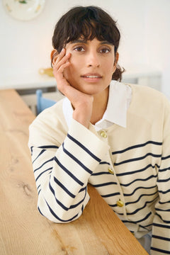 ElodiePW CA - Dark Navy Stripe