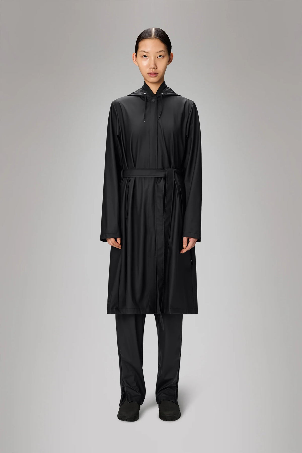 A-Line Longer Jacket W3 - Black