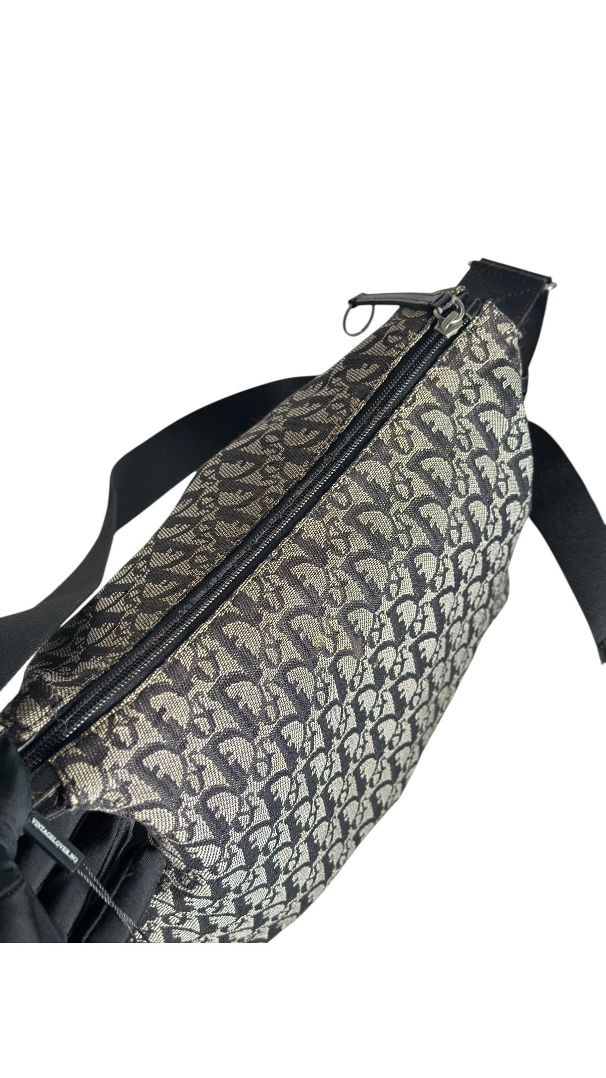 Dior Monogram Crossbody Bag - Black