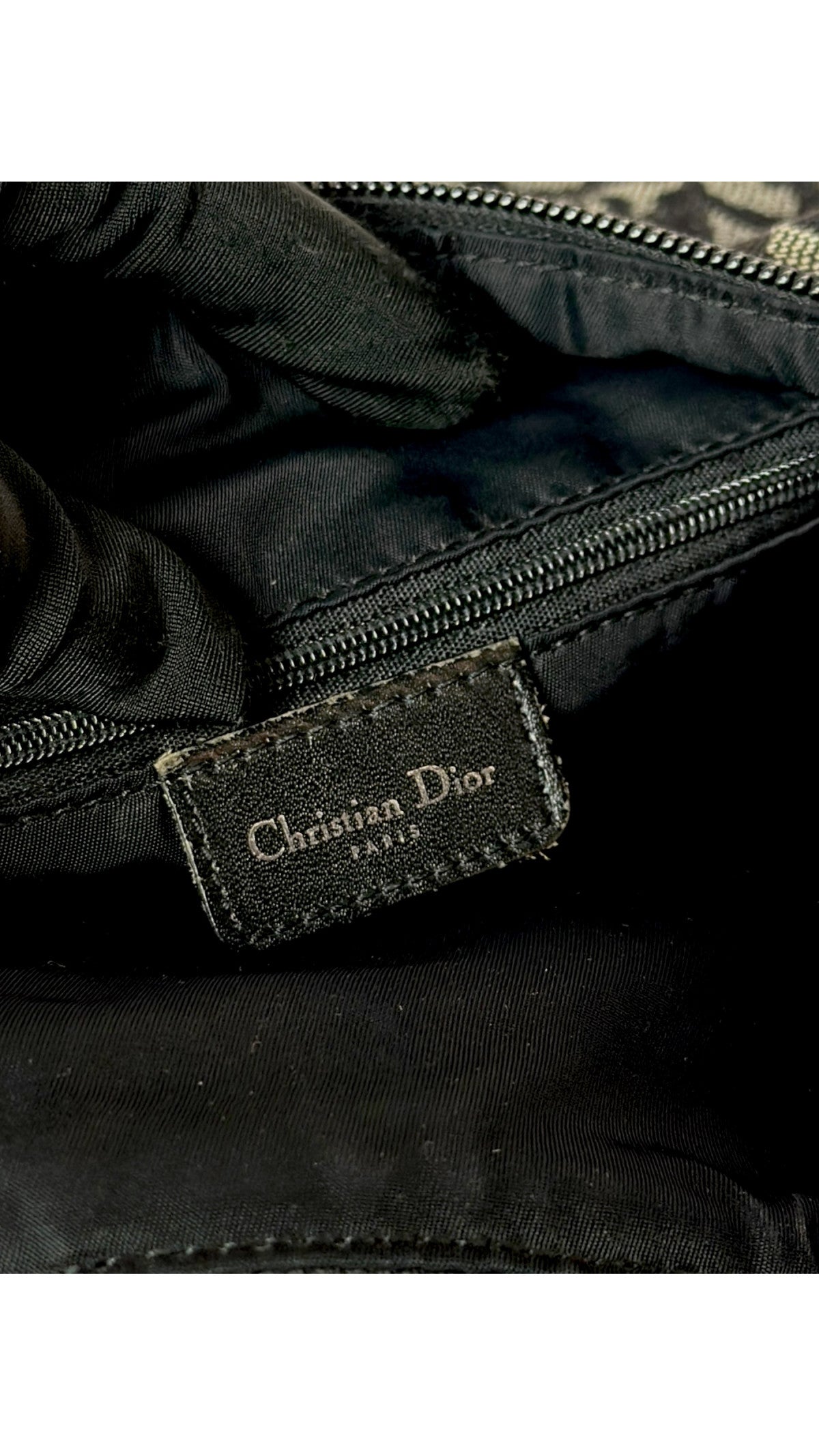 Dior Monogram Crossbody Bag - Black