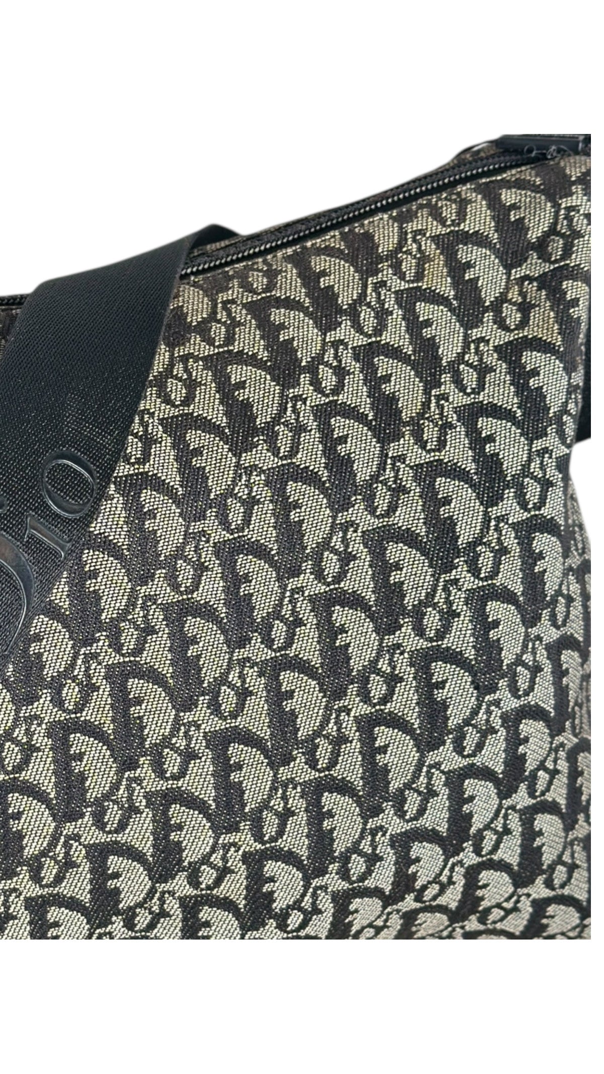 Dior Monogram Crossbody Bag - Black